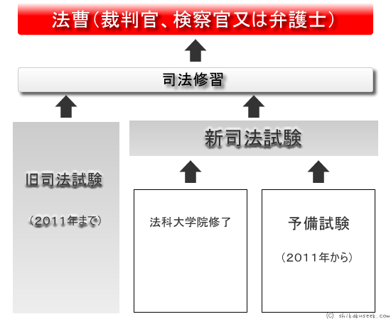図解　法曹三者への道